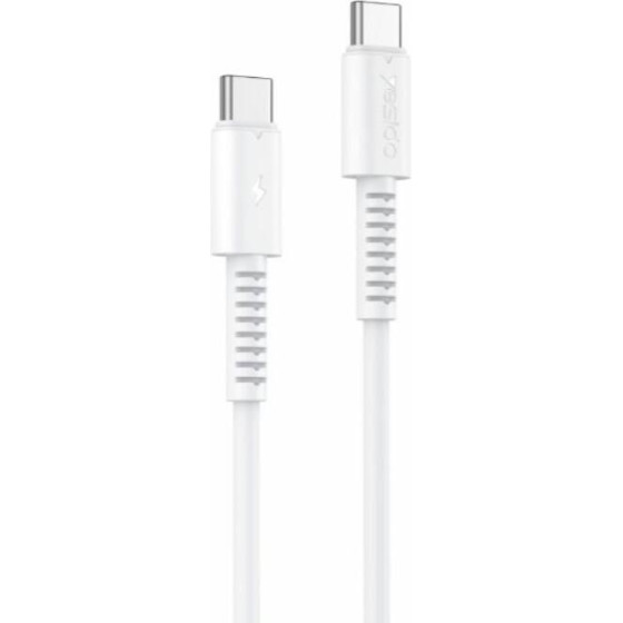 Yesido Cable CA154 Pd 60W TYPE-C/TYPE-C 1M Pvc 3A WHITE