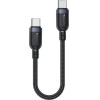Yesido Cable CA188 60W TYPE-C/TYPE-C 0.3M 3A BLACK
