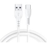 Yesido Cable CA71 18W USB/TYPE-C 1M 3A WHITE(20PCS)