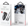 Yesido Car Charger Y54 60W QC3.0 USB-A+C + TYPE-C/Lightning Cable 60W BLACK