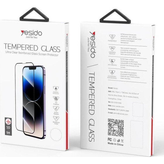 Yesido Glass 5D Iphone 15 TG01