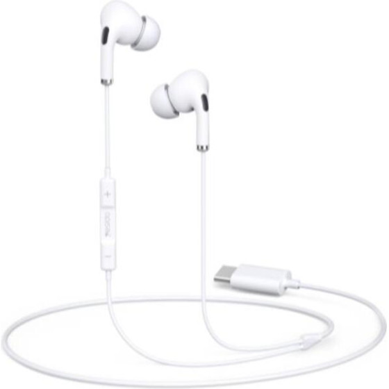 Yesido IN-Ear Headphone YH35 TYPE-C 120CM WHITE