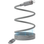 Yesido Magnetic Cable CA172L 27W TYPE-C/Lightning 1M 3A GREY