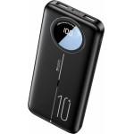Yesido Powerbank YP40 10 000 Mah LED, 2xUSB-A + USB-C, BLACK