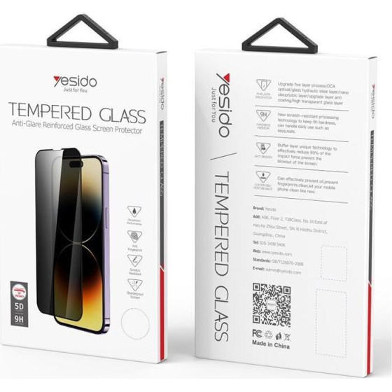 Yesido Privacy Glass Iphone 16 Pro Max TG02
