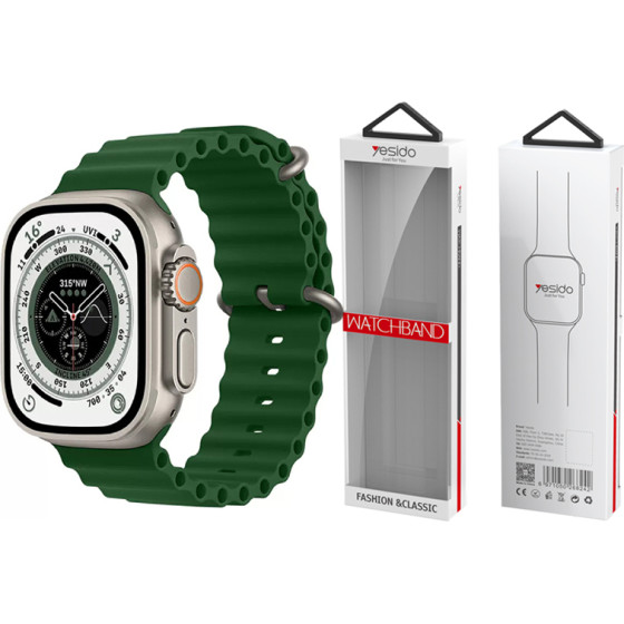 Yesido WB21 Apple Watch Silicone Strap 38/40/41 GREEN