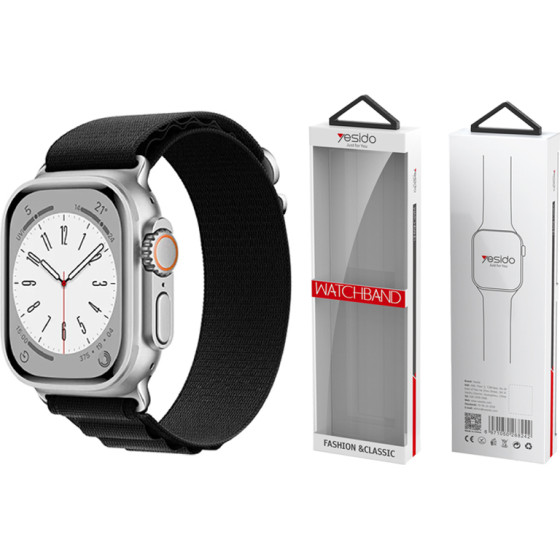Yesido WB24 Apple Watch Sport Strap Loop 38/40/41 BLACK
