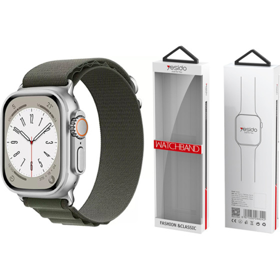 Yesido WB24 Apple Watch Sport Strap Loop 38/40/41 GREY