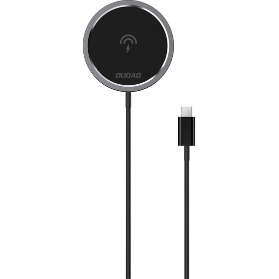 Dudao A12XS 15W Magsafe Compatible Wireless Charger - Black 6977196682935 - (A12XS-new)
