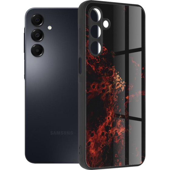 Techsuit - Glaze Series - Samsung Galaxy A16 4G / A16 5G - Red Nebula
