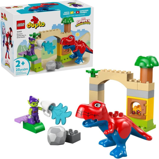 Lego Duplo Dinosaur Spidey-Rex Vs Green Goblin - (10463)