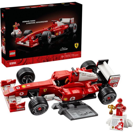 Lego Icons Ferrari F2004 & Michael Schumacher - (11375)