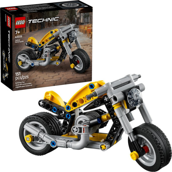 Lego Technic Yellow Motorcycle - (42225)