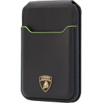 Audi Magnetic Wallet Lamborghini D1 Genuine Leather Magsafe Phone Stand Green - (LB-MSCH-TE/D1-BK/GN)