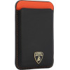 Audi Magnetic Wallet Lamborghini Urus D8 Genuine Leather Magsafe Orange - (LB-MSCH-UR/D8-OE)