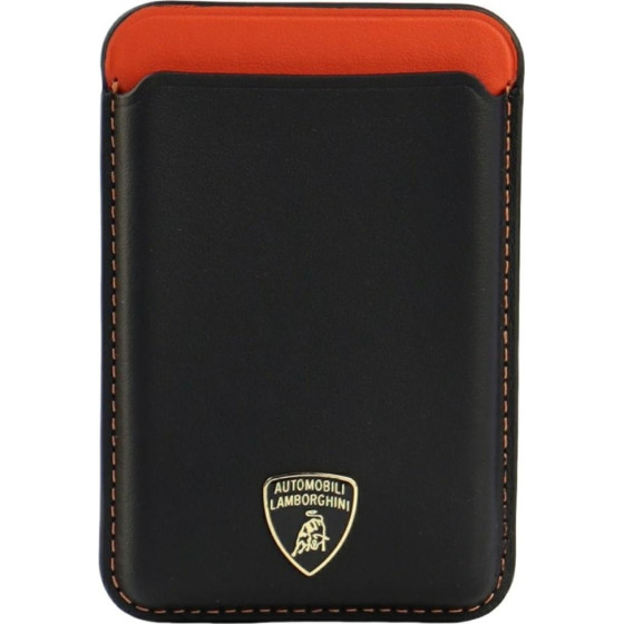 Audi Magnetic Wallet Lamborghini Urus D8 Genuine Leather Magsafe Orange - (LB-MSCH-UR/D8-OE)