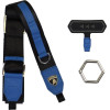 Audi Universal Lamborghini D1 Crossbody Webbing Strap Blue - (LB-CBLWSGL-TE/D1-BE)