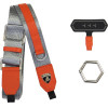 Audi Universal Lamborghini D1 Crossbody Webbing Strap Orange - (LB-CBLWSGL-TE/D1-OE)