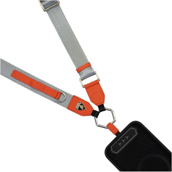 Audi Universal Lamborghini D1 Crossbody Webbing Strap Orange - (LB-CBLWSGL-TE/D1-OE)