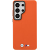 BMW Case M Metal Logo Magsafe For Samsung Galaxy S26 Ultra Orange - (BMHMS26L25PFWKCKO)