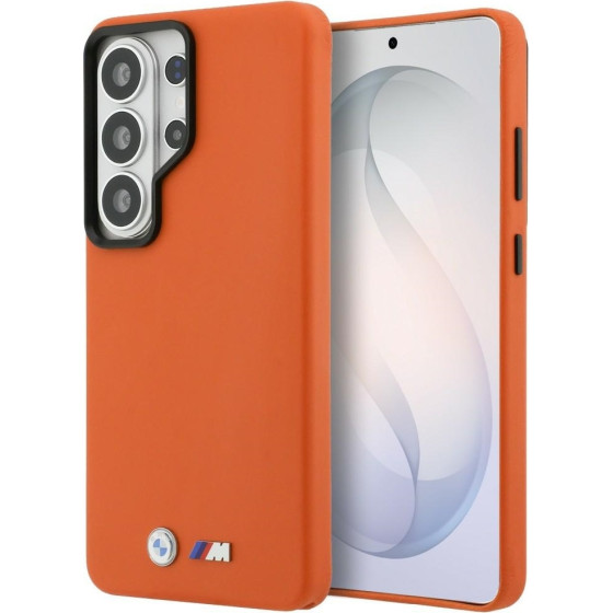 BMW Case M Metal Logo Magsafe For Samsung Galaxy S26 Ultra Orange - (BMHMS26L25PFWKCKO)