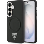Guess Case Embossed Ring Triangle Logo Magsafe For Samsung Galaxy S26 Black - (GUHMS26SPSDTSCMK)