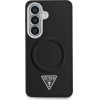 Guess Case Embossed Ring Triangle Logo Magsafe For Samsung Galaxy S26 Black - (GUHMS26SPSDTSCMK)