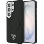 Guess Case Embossed Ring Triangle Logo Magsafe For Samsung Galaxy S26 Ultra Black - (GUHMS26LPSDTSCMK)