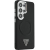 Guess Case Embossed Ring Triangle Logo Magsafe For Samsung Galaxy S26 Ultra Black - (GUHMS26LPSDTSCMK)