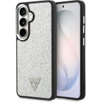 Guess Case Fixed Glitter Triangle Magsafe For Samsung Galaxy S26 Plus Silver - (GUHMS26MPFGTSCMS)