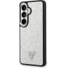 Guess Case Fixed Glitter Triangle Magsafe For Samsung Galaxy S26 Plus Silver - (GUHMS26MPFGTSCMS)