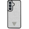 Guess Case Fixed Glitter Triangle Magsafe For Samsung Galaxy S26 Plus Silver - (GUHMS26MPFGTSCMS)