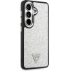 Guess Case Fixed Glitter Triangle Magsafe For Samsung Galaxy S26 Plus Silver - (GUHMS26MPFGTSCMS)