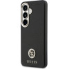 Guess Case Rhinestone Round Logo Magsafe For Samsung Galaxy S26 Black - (GUHMS26MPGCRMDEK)