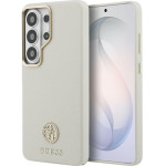 Guess Case Rhinestone Round Logo Magsafe For Samsung Galaxy S26 Ultra Beige - (GUHMS26LPGCRMDEE)