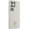 Guess Case Rhinestone Round Logo Magsafe For Samsung Galaxy S26 Ultra Beige - (GUHMS26LPGCRMDEE)