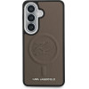 Karl Lagerfeld Case Embossed Ring Initials Magsafe For Samsung Galaxy S26 Brown - (KLHMS26SPGFKLRDW)