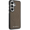 Karl Lagerfeld Case Embossed Ring Initials Magsafe For Samsung Galaxy S26 Plus Brown - (KLHMS26MPGFKLRDW)