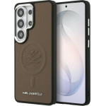 Karl Lagerfeld Case Embossed Ring Initials Magsafe For Samsung Galaxy S26 Ultra Brown - (KLHMS26LPGFKLRDW)
