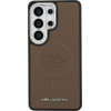 Karl Lagerfeld Case Embossed Ring Initials Magsafe For Samsung Galaxy S26 Ultra Brown - (KLHMS26LPGFKLRDW)