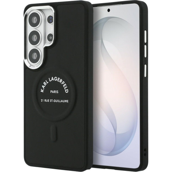 Karl Lagerfeld Case Embossed Ring Rsg Logo Magsafe For Samsung Galaxy S26 Ultra Black - (KLHMS26LPSKRSGEK)
