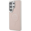 Karl Lagerfeld Case Embossed Ring Rsg Logo Magsafe For Samsung Galaxy S26 Ultra Pink - (KLHMS26LPSKRSGEP)