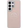 Karl Lagerfeld Case Embossed Ring Rsg Logo Magsafe For Samsung Galaxy S26 Ultra Pink - (KLHMS26LPSKRSGEP)