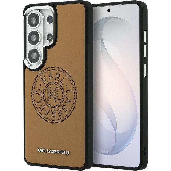 Karl Lagerfeld Case Perforated Kl Magsafe For Samsung Galaxy S26 Ultra Brown - (KLHMS26LPSKRPMW)