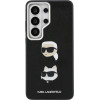 Karl Lagerfeld Case Saffiano Double Heads Metal For Samsung Galaxy S26 Ultra Black - (KLHCS26LPSFDHPOK)