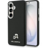 Karl Lagerfeld Case Saffiano Kc Metal Logo Magsafe For Samsung Galaxy S26 Plus Black - (KLHMS26M6PFKCLK)