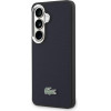 LACOSTE Case Full Wrap Petit Pique Magsafe For Samsung Galaxy S26 Navy Blue - (LCFCMS26SPLAV)