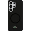 LACOSTE Case Silicone Metal Croc Logo Magsafe For Samsung Galaxy S26 Ultra Black - (LCHMS26LSLAK)