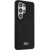 LACOSTE Case Silicone Metal Croc Logo Magsafe For Samsung Galaxy S26 Ultra Black - (LCHMS26LSLAK)