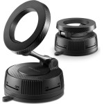 Spigen MFT36 Vacuumlock Magnetic Magsafe Dashboard Car Mount Black - (ACP11172)